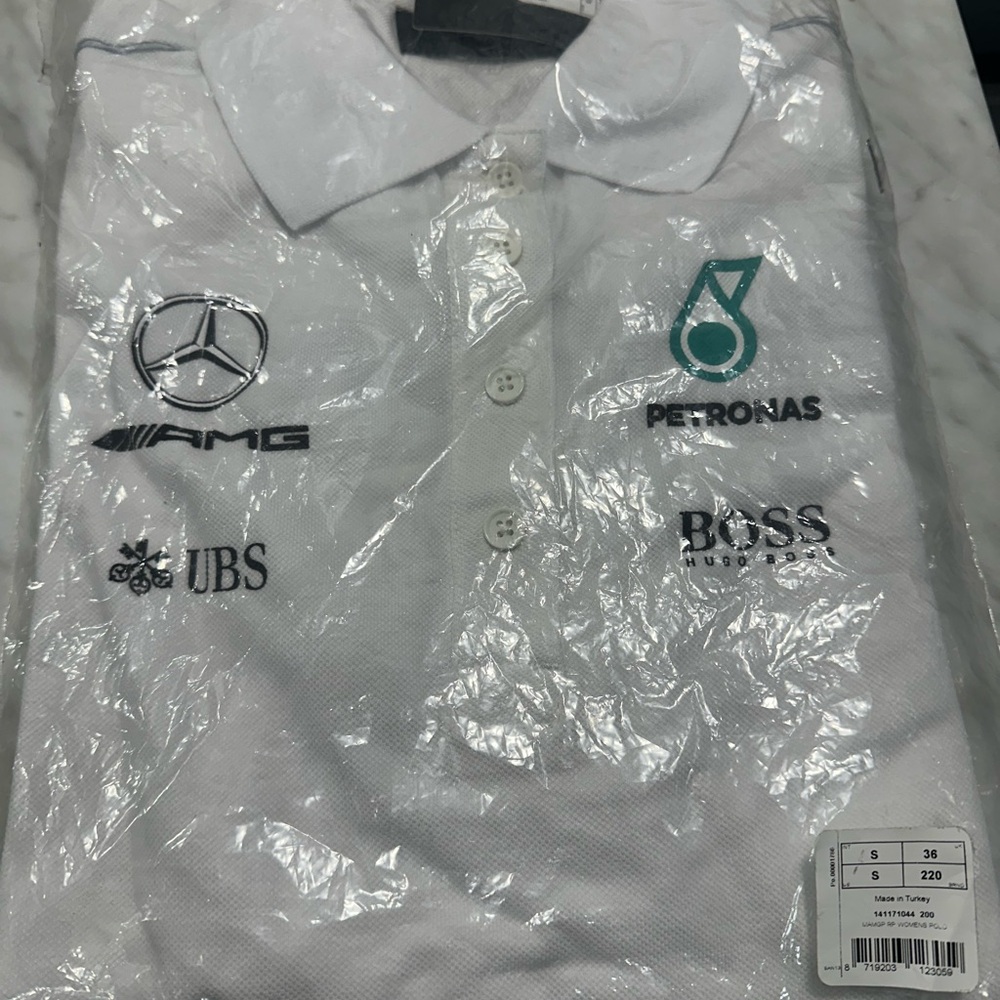 Hugo Boss White Polo Shirt Classic Design